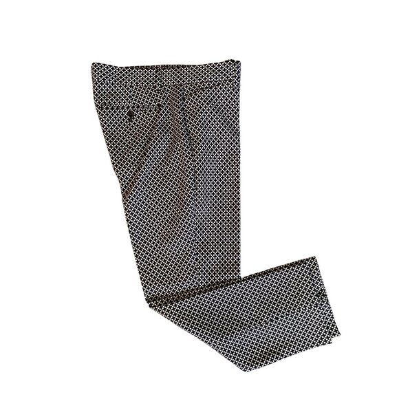 Gap Women's Black/White Geo Dress Pants Size 2 - Picture 1 of 6